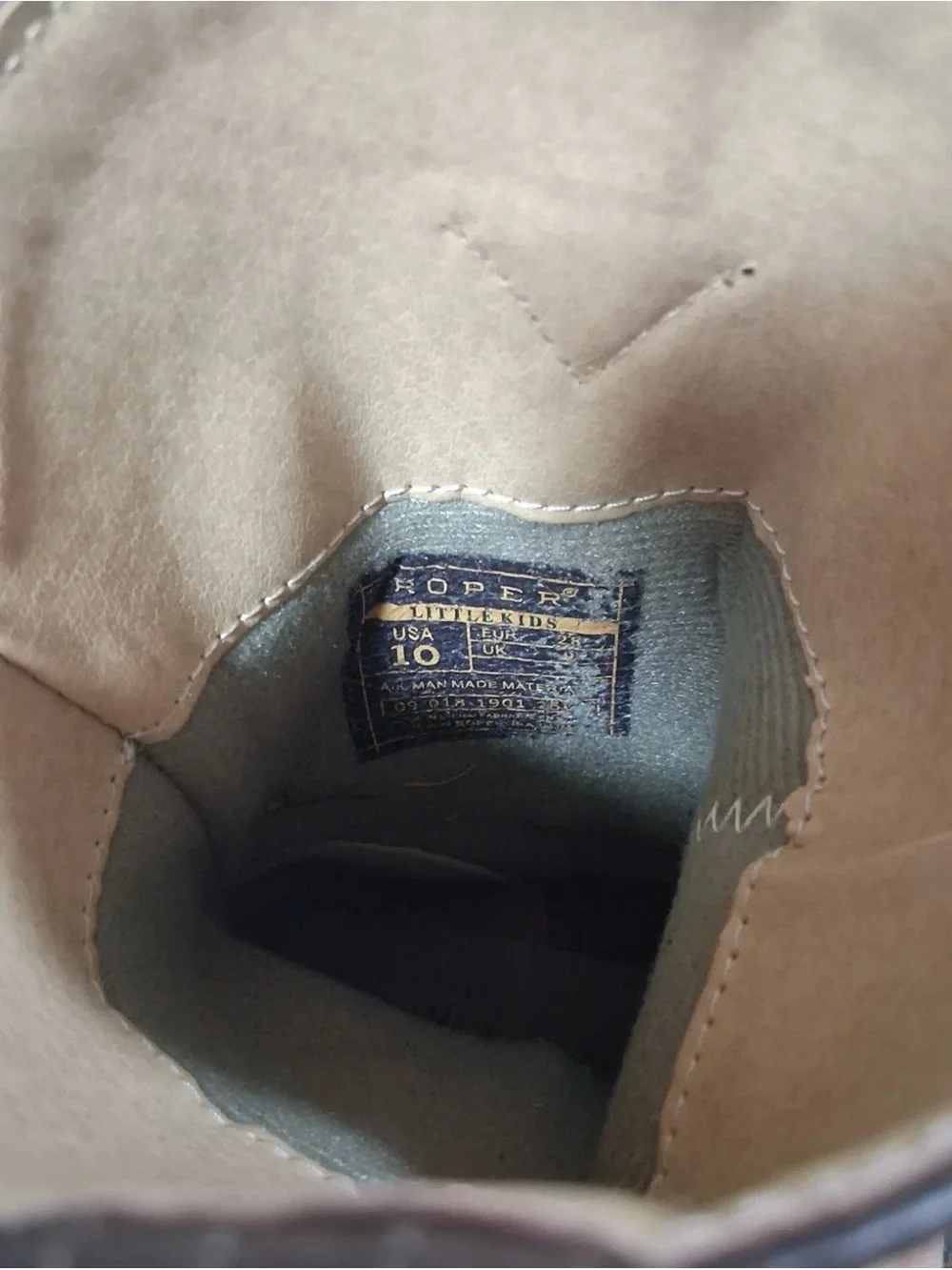 Roper girls’ western